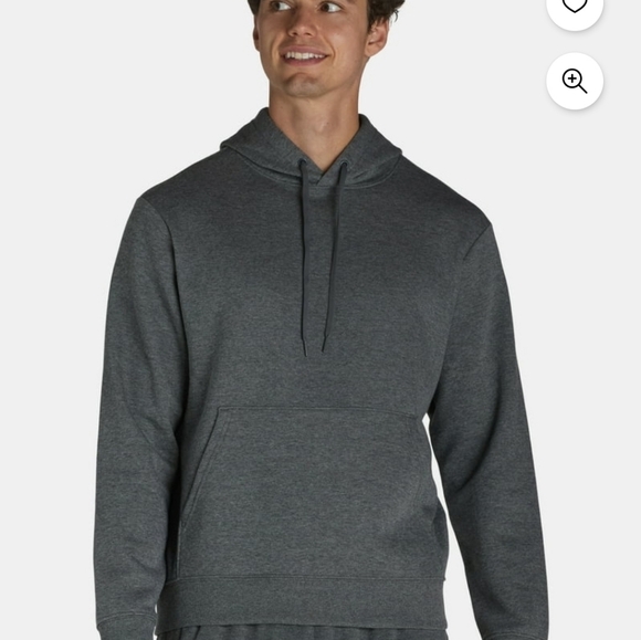 Althetic Works Men's Gray Zip-Up Hoodie - Picture 1 of 1